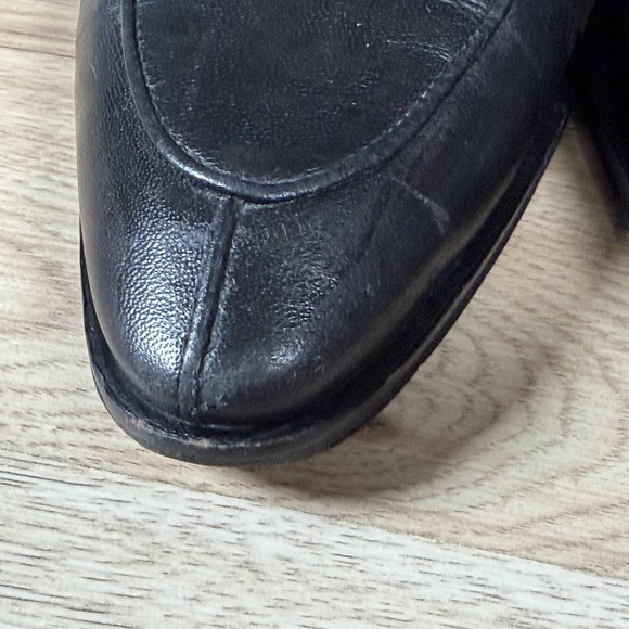 Roberto Botticelli Boots Mens Size 10 Black Leather Ankle Zip Pointed Toe Italy main image 8